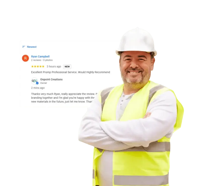 Choosing the Right Website Designer for Trades Website comparison visual illustrating considerations when choosing a website designer for trade businesses